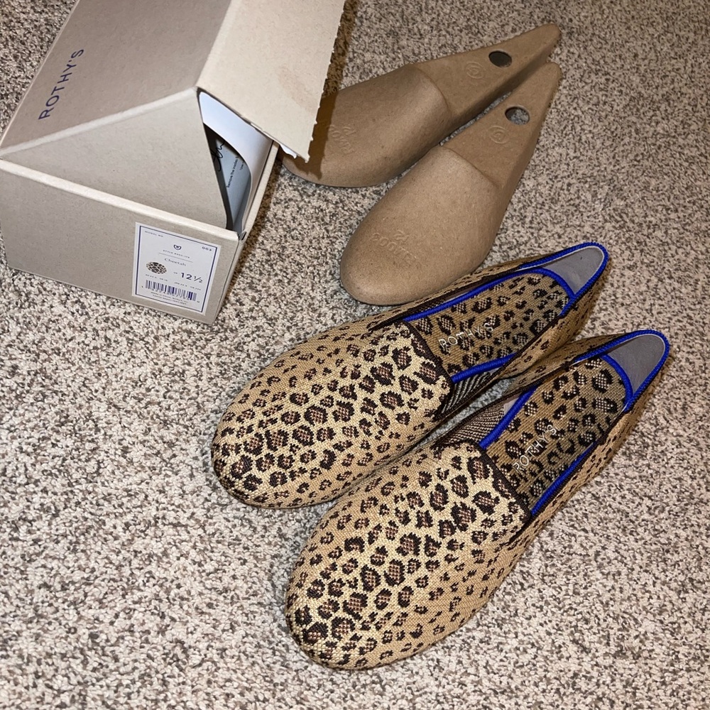 BNIB Rothy’s Cheetah Loafers - size 12.5